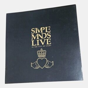 Simple Minds Live In The City Of Light 12x12 Double Sided Promo‎ Poster 1989 A&M